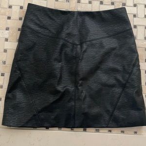 H&M leather skirt